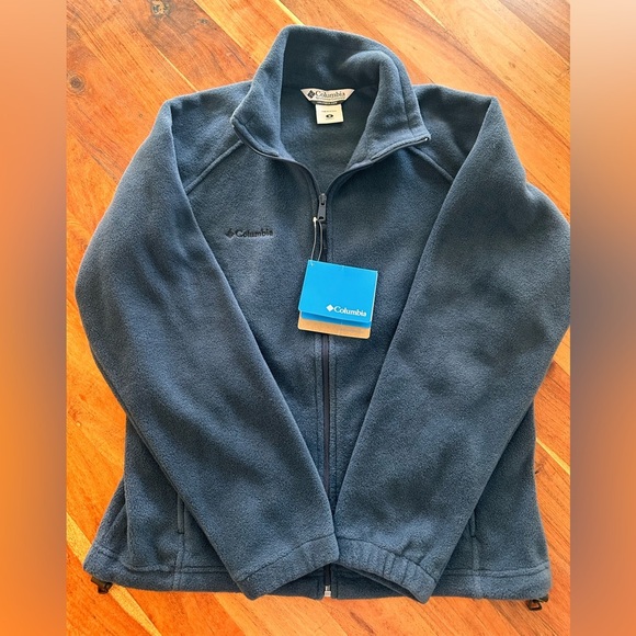 Columbia Dark Blue Women's Fleece Jacket - Picture 1 of 6
